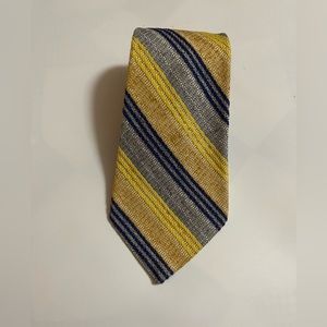 Vintage Bombay by Branford The Olympic Shop Upper Montclair Neck Tie Yellow/Blue